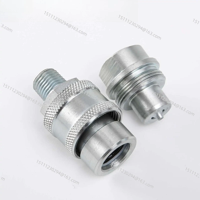 C-604 High Pressure Carbon Steel Screw Type 70 MPA 3/8 Inch HPA Hydraulic Quick Coupling
