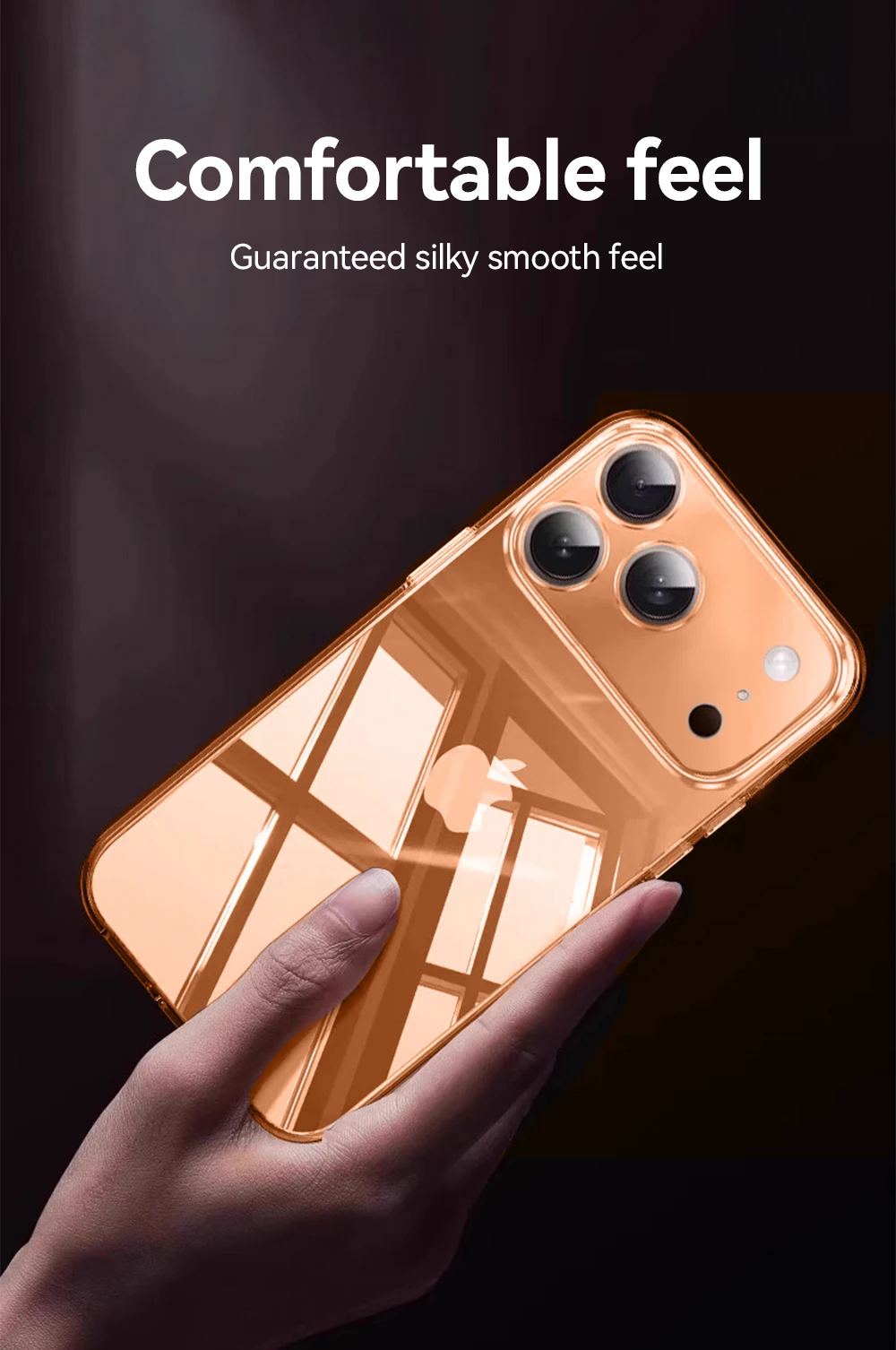 Joyroom Clear Case für iPhone 17 Pro Max, Anti-Drop, transparente Abdeckung, vergilbungsfrei, stoßfest, ultradünn, Displayschutz – Detail 9