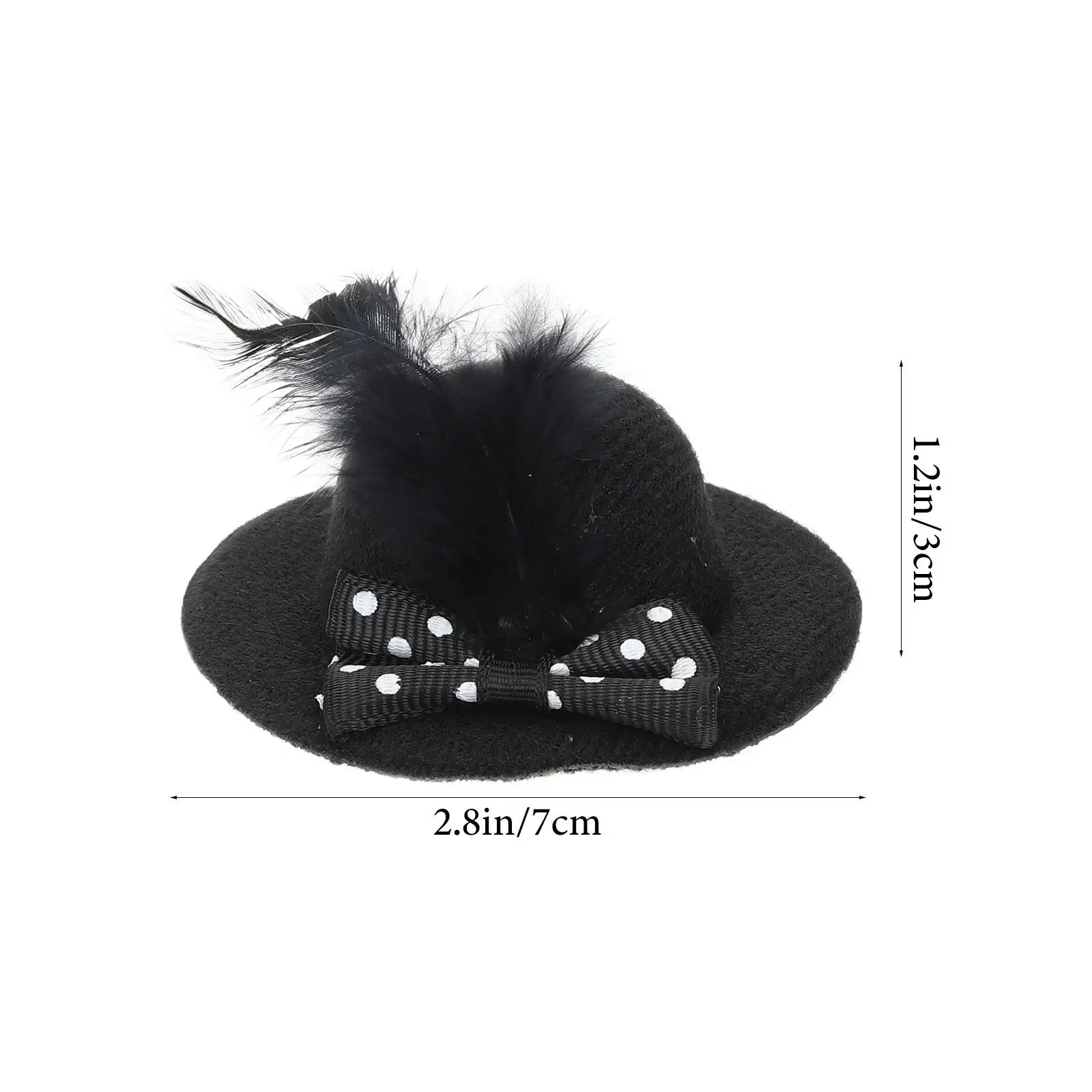 4Pcs Mini Hats Accessories Small Mesh Top Hats for DIY Tea Party Costume Crafts and Dress Up Mini Top Hat Tiny Hat
