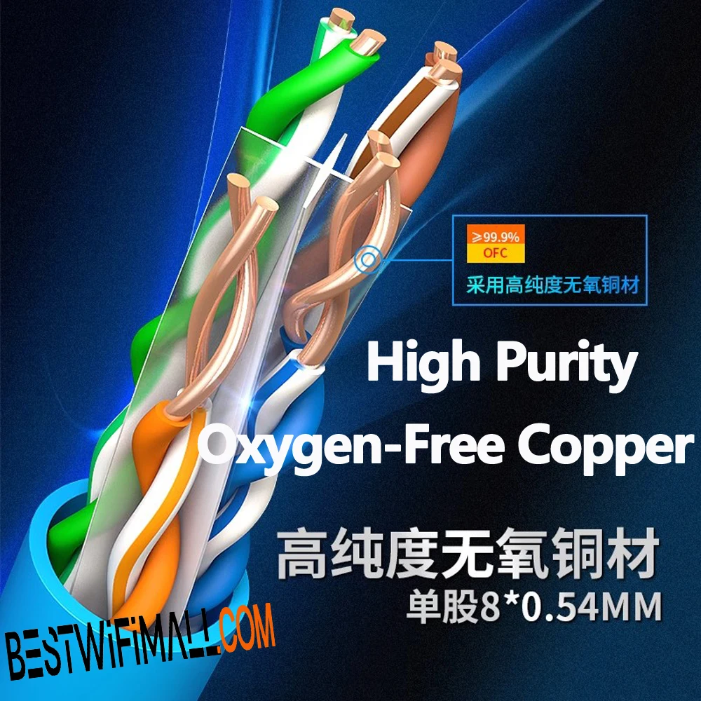 

NISSENCABLING UTP CAT6 NSGDT6-MP4D-1.5 M Sheath Type Lan Ethernet Cable RJ45 Networks Single Core 24AWG Unshielded Twisted Pair