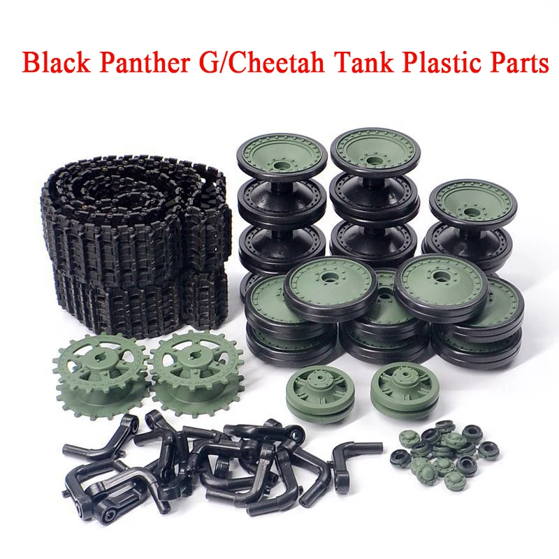 Henglong Tank Black Panther G Cheetah 3879/3869 Accessories Plastic Track Main Wheel Drive Inducer Rocker Arm DIY