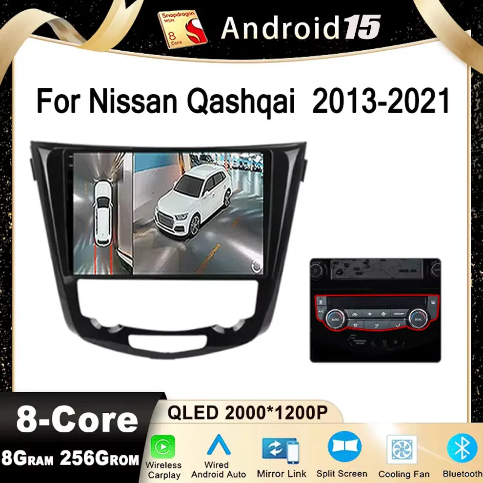 Nissan Qashqa Android navigatie autoradio