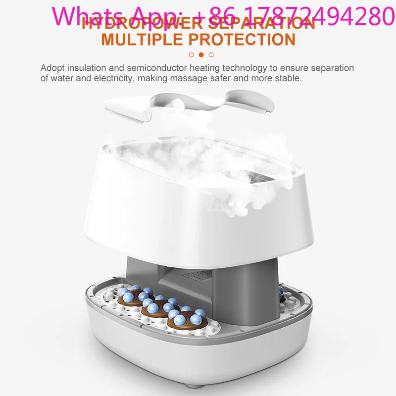 Foot Bath Spa Machine Portable Steam Rolling Massage ABS Plastic Customized Lose Weight Foot Massager