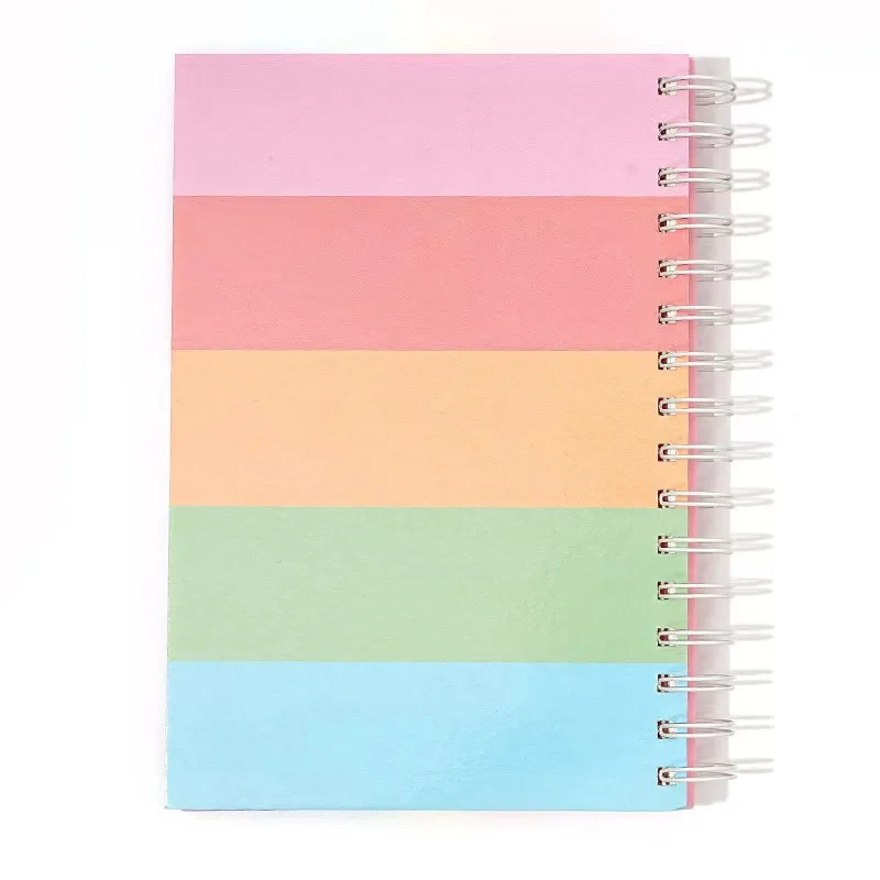 Cute cartoon unicorn coil book decompression silicone bubble notebook student color loose-leaf notepad exquisite gift