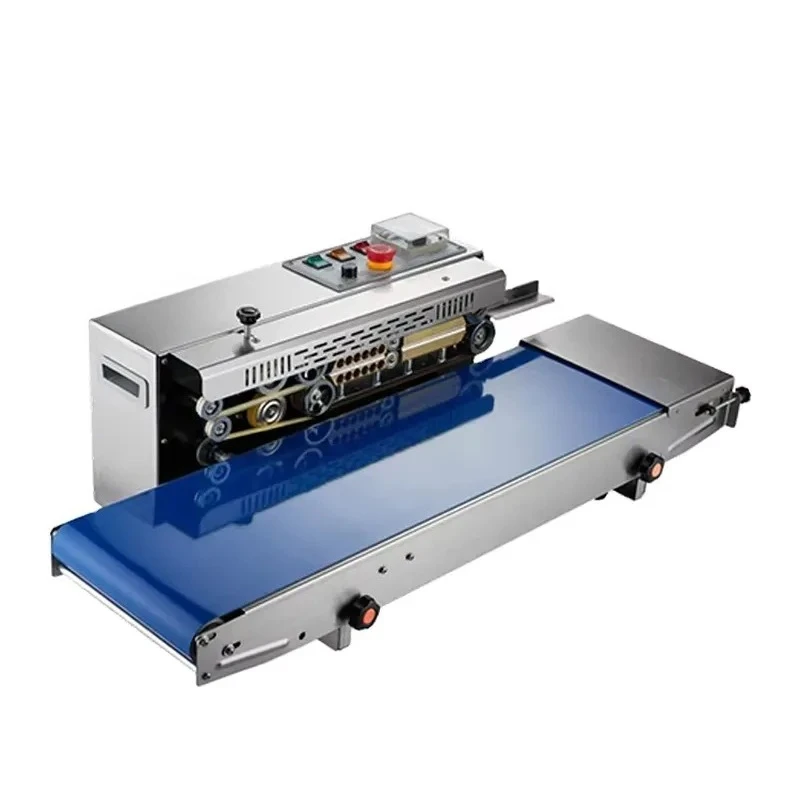 Continuous Belt Sealing Machine Horizontal Plastic Bag Sealer for SF150W Food Packaging