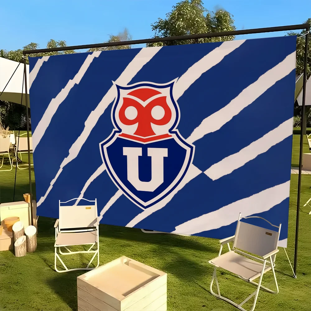 N-New U-University of Chile Flag Decoration Outdoor Picnic Party Art Hanging Home Camping Party Banner