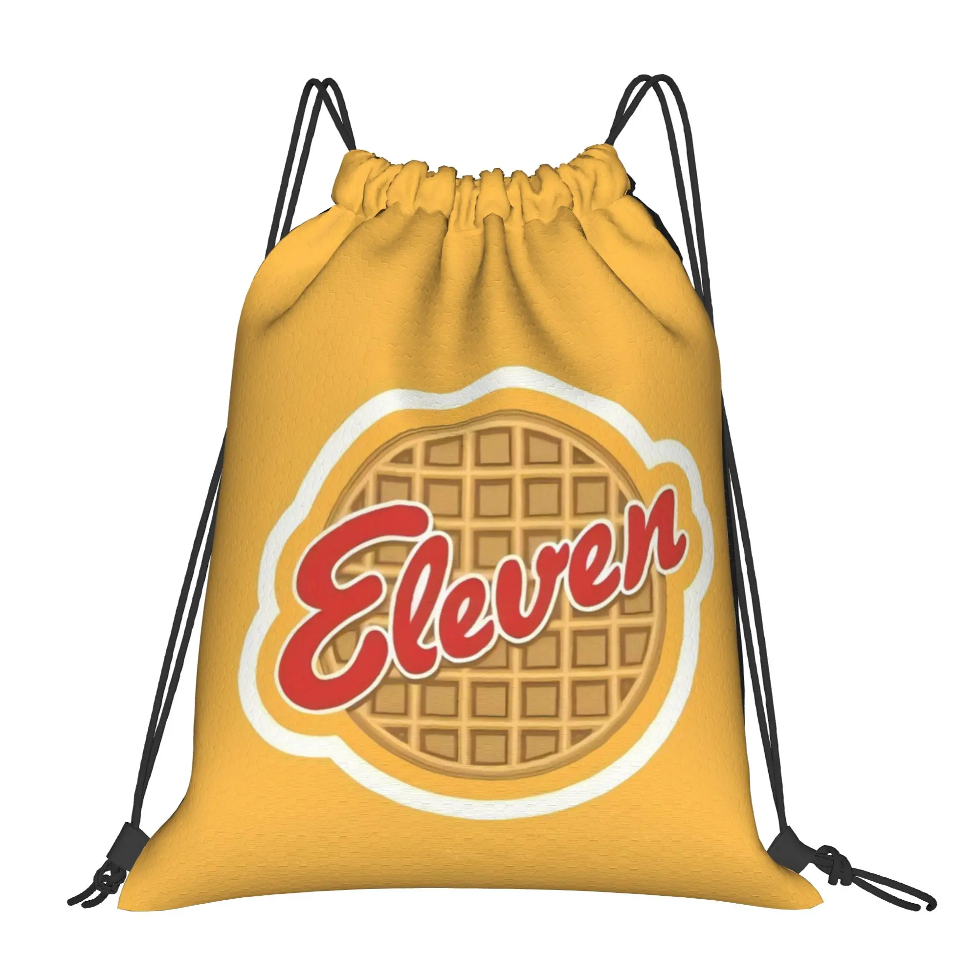 Eleven 11 Eggo 1 ST Multi-function Pocket Men Women Storage Backpack Teenager Travel Bag Print Drawstring Bags