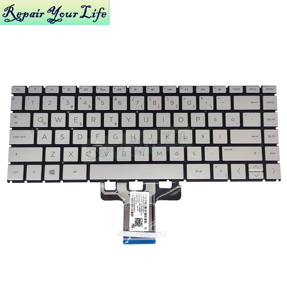 Turkish Spanish Russian Backlit Keyboard For HP Pavilion X360 14-CE 14-CD 14-CK 14M-CD 14T-CD 14-DQ 14-DK TPN-W131 240 G7 245 G7