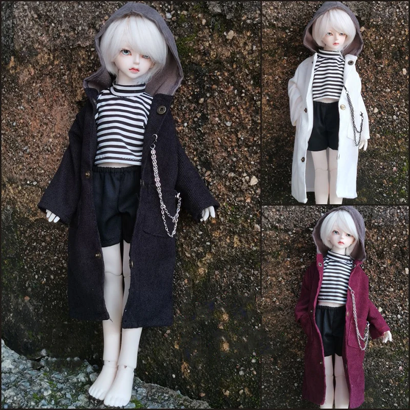 30cm Doll 1/6 BJD Doll Replacement Clothes Handsome Sweater Windbreaker Suit Male Doll Female Doll Universal Set Kids Toy Gift