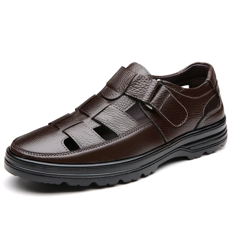 

Cross-Border Prince Casual Genuine Leather Breathable Spring and Autumn Shoes, Summer Office Hollow Large Non-slip Leather Shoes