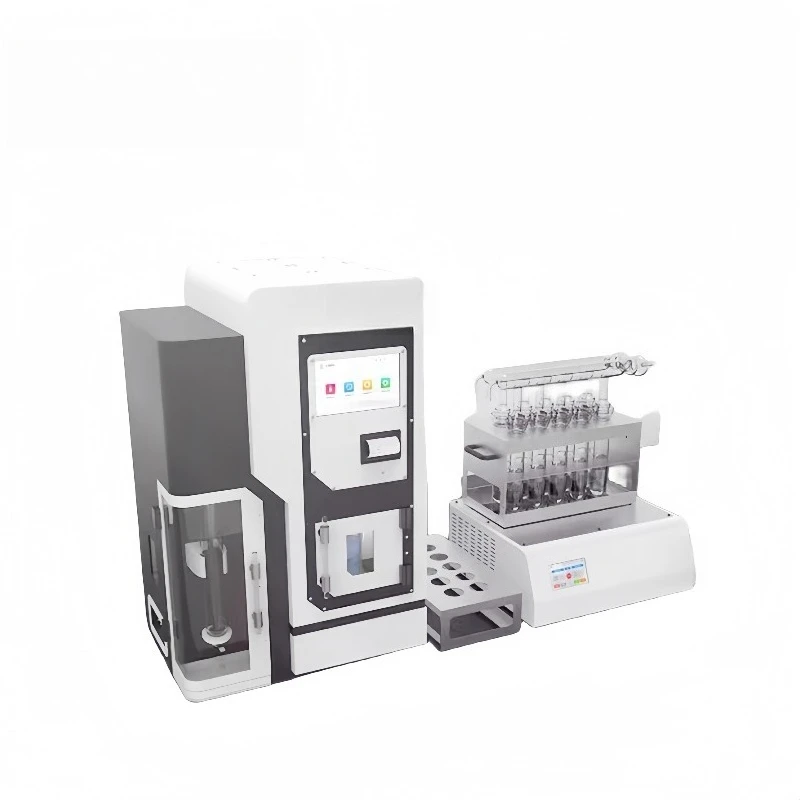 Automatic, fixed nitrogen distiller, fixed nitrogen analyzer