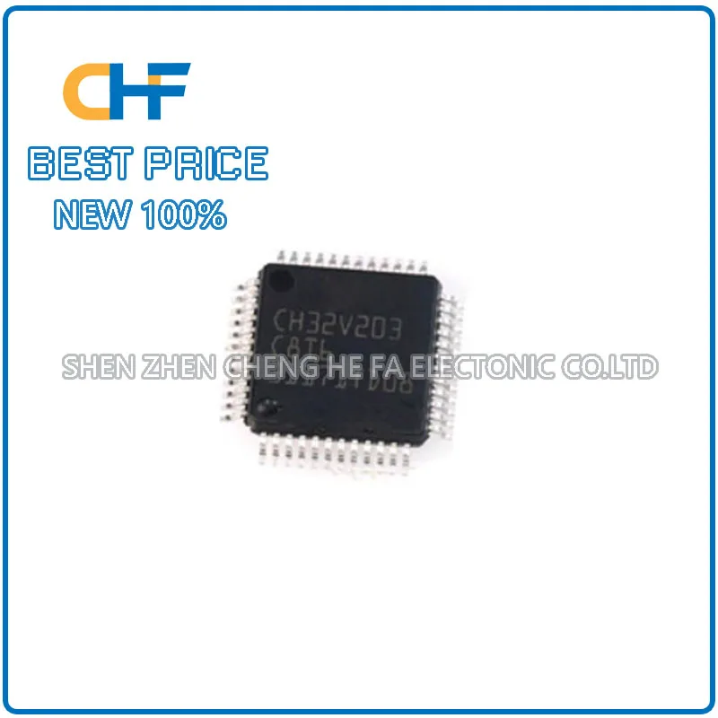 1pcs/5pcs CH32V203C8T6 LQFP48 32-bit microcontroller MCU chip brand new original stock