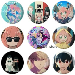 Cute anime SPY×FAMILY Brooches Manga Figure Cosplay Badge DIY Backpack Clothes Jewelry Accessory Button Pin