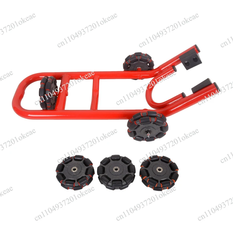 Front wheel universal wheel frame Heavy duty parking rack Maintenance tool holder