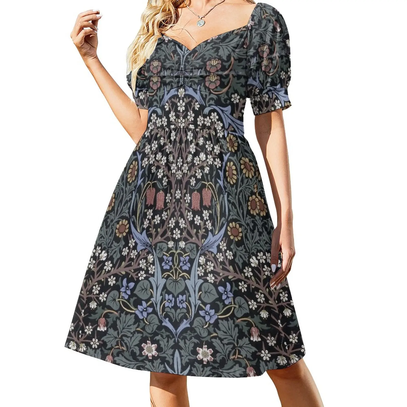 William Morris - Blackthorn Dress Women's summer dresses luxury woman evening dress