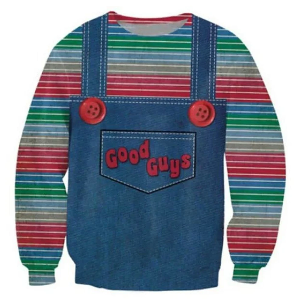 Good Guys-Sudadera de manga larga para hombre y mujer, uniforme de Cosplay de la serie de televisión Americana Chucky Temporada 2, 2022