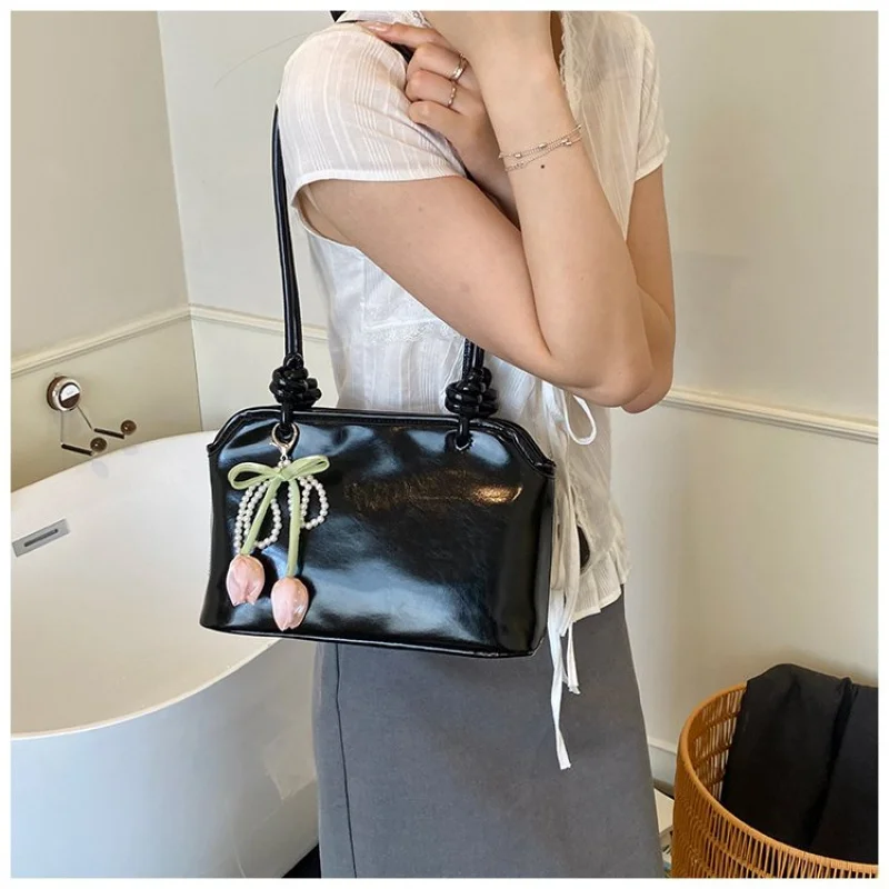 

Женская элегантная вечерняя сумочка со стразами, роскошная кожаная сумочка через плечо, винтажный клатч на плечо для особых случаев