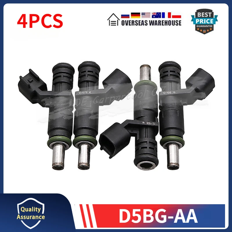 

D5BG-AA D5BGAA Fuel Injector 4PCS For Ford Focus Expedition Kuga Fiesta 1.5