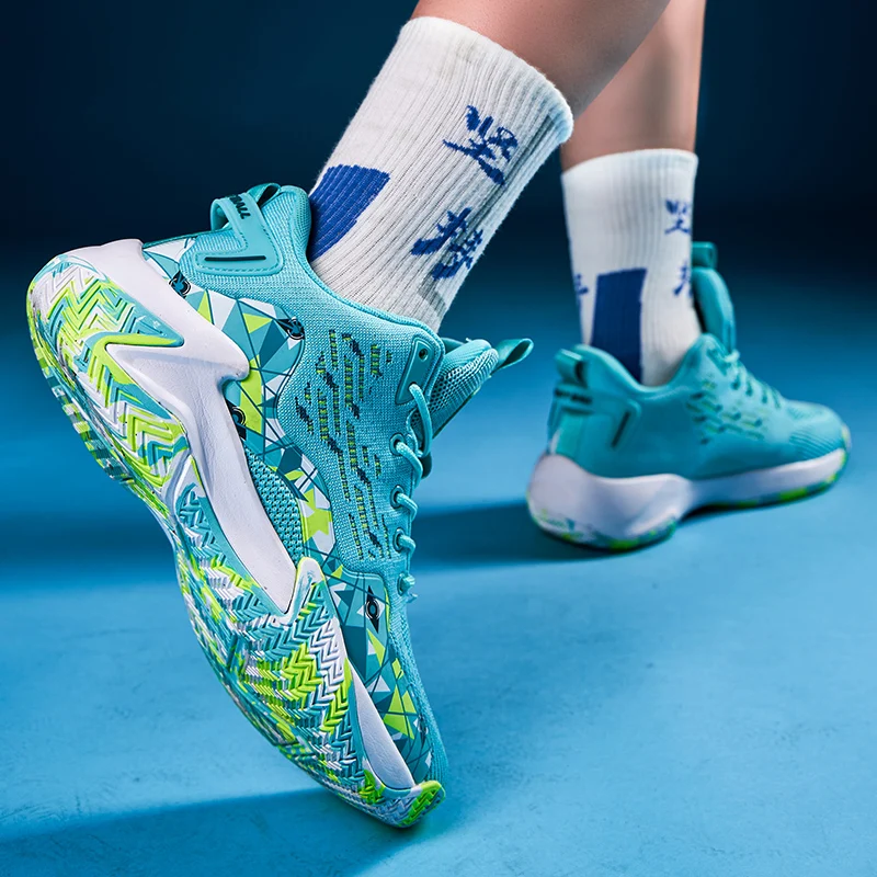 

New hot sale high quality elastic basketball shoes training professional basketball shoes breathable very good