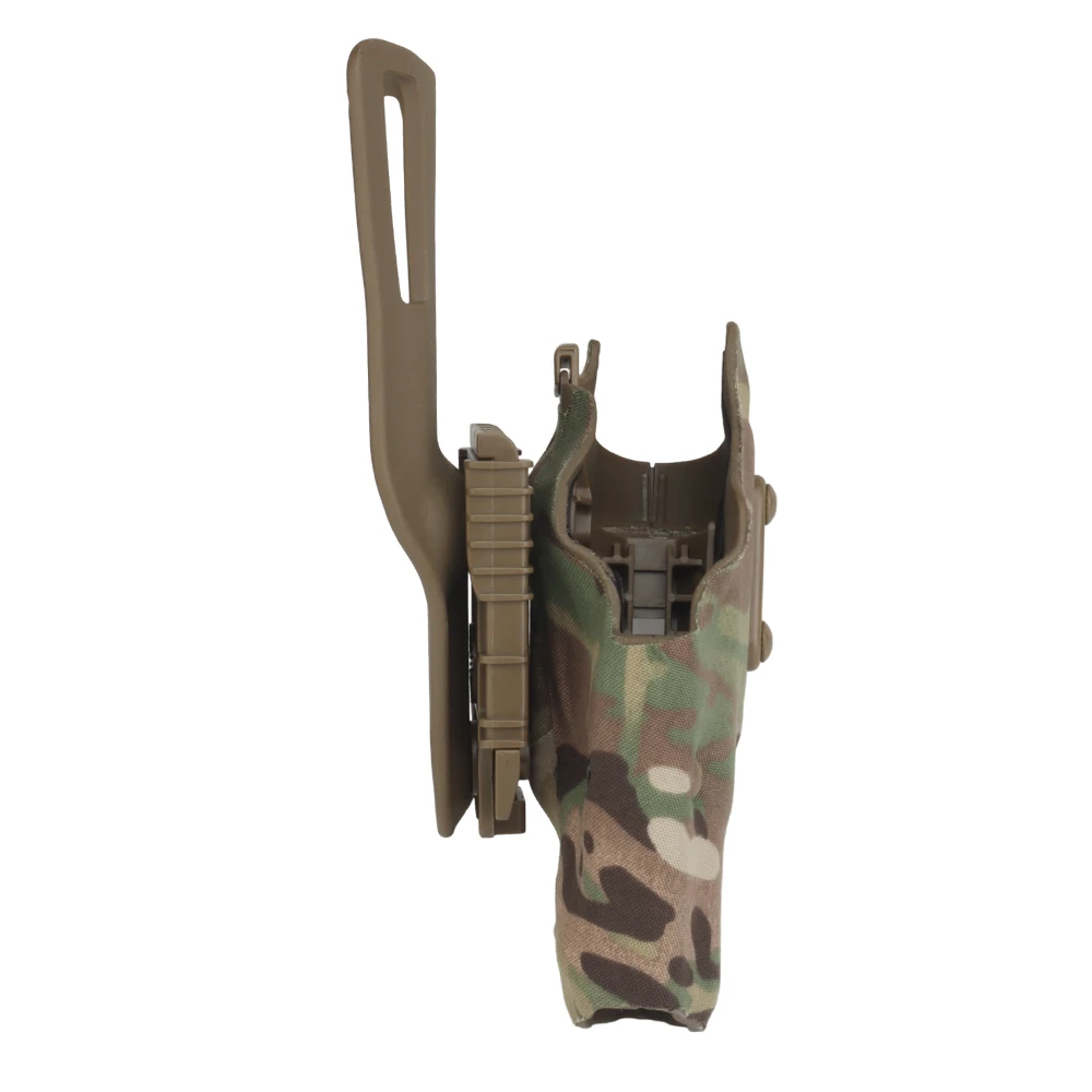 TACGEAR G17 G22 G31 G47 MOS Standard Pistol Holster Quick Release Safety Blocked Multi-Angle Adjustment fit for 2.25 Inch Belt image 5