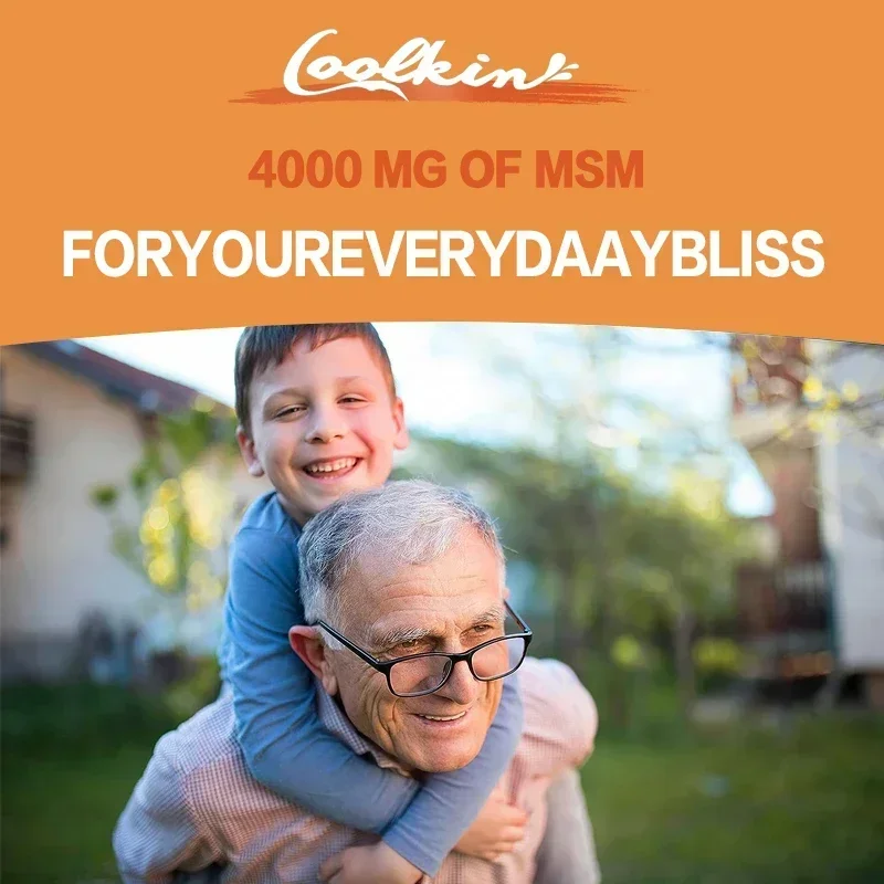 Glucosamine Chondroitin MSM - Joint and Knee Health, Immune System, and Promotes Joint Mobility and Comfort