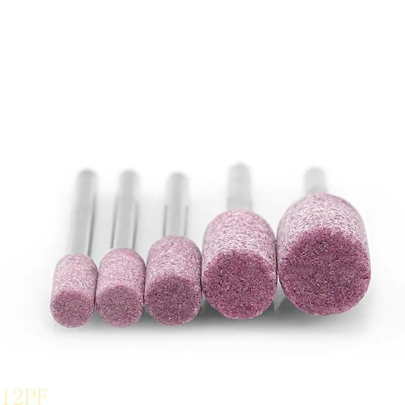 12PF 10Pcs Rotary Tool Abrasive Stone Points Electric Grinding Polishing for Head Whe