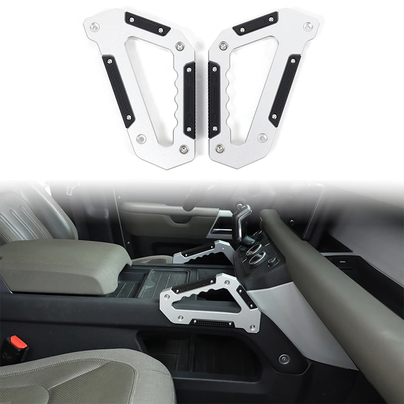 

For Land Rover Defender 2020+ Automotive interior center console armrest modified aluminum alloy car center console side armrest