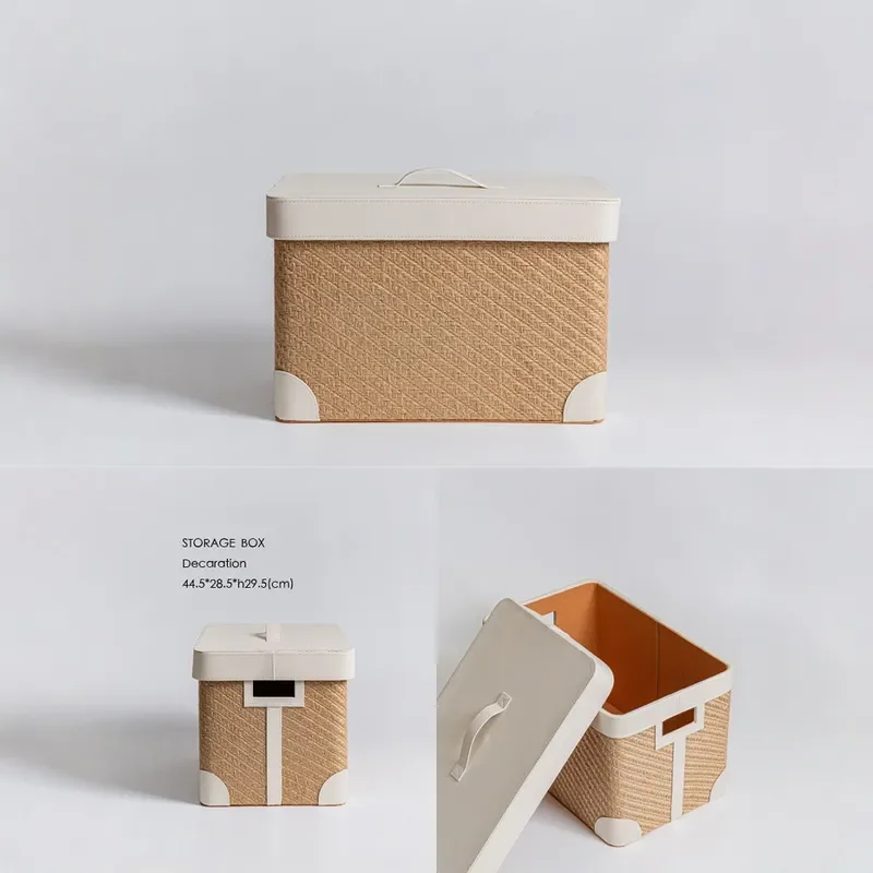 Large Capacity Plastic Storage Box With Lid Household Organizer Bin For Clothes Toys Dustproof Container Closet Shelf
