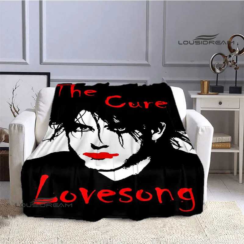 The cure band retro printed blanket Flannel Warm blanket blankets for beds Picnic blanket bed linings birthday gift