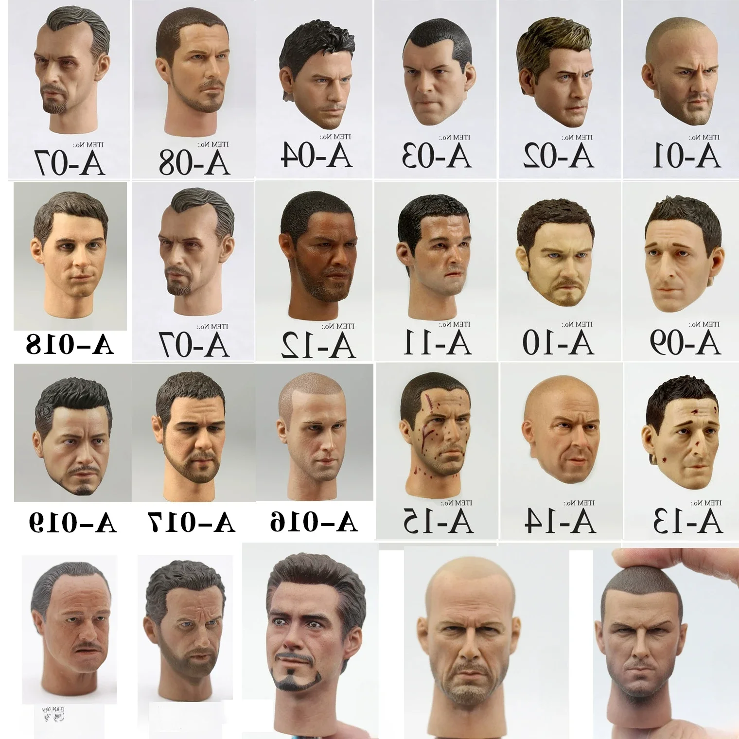 

1/6 Donnie Yen Gyllenhaal Head Sculpt Male Soldier Head Carving Model Fit 12 Inch Action Figure Body Toy