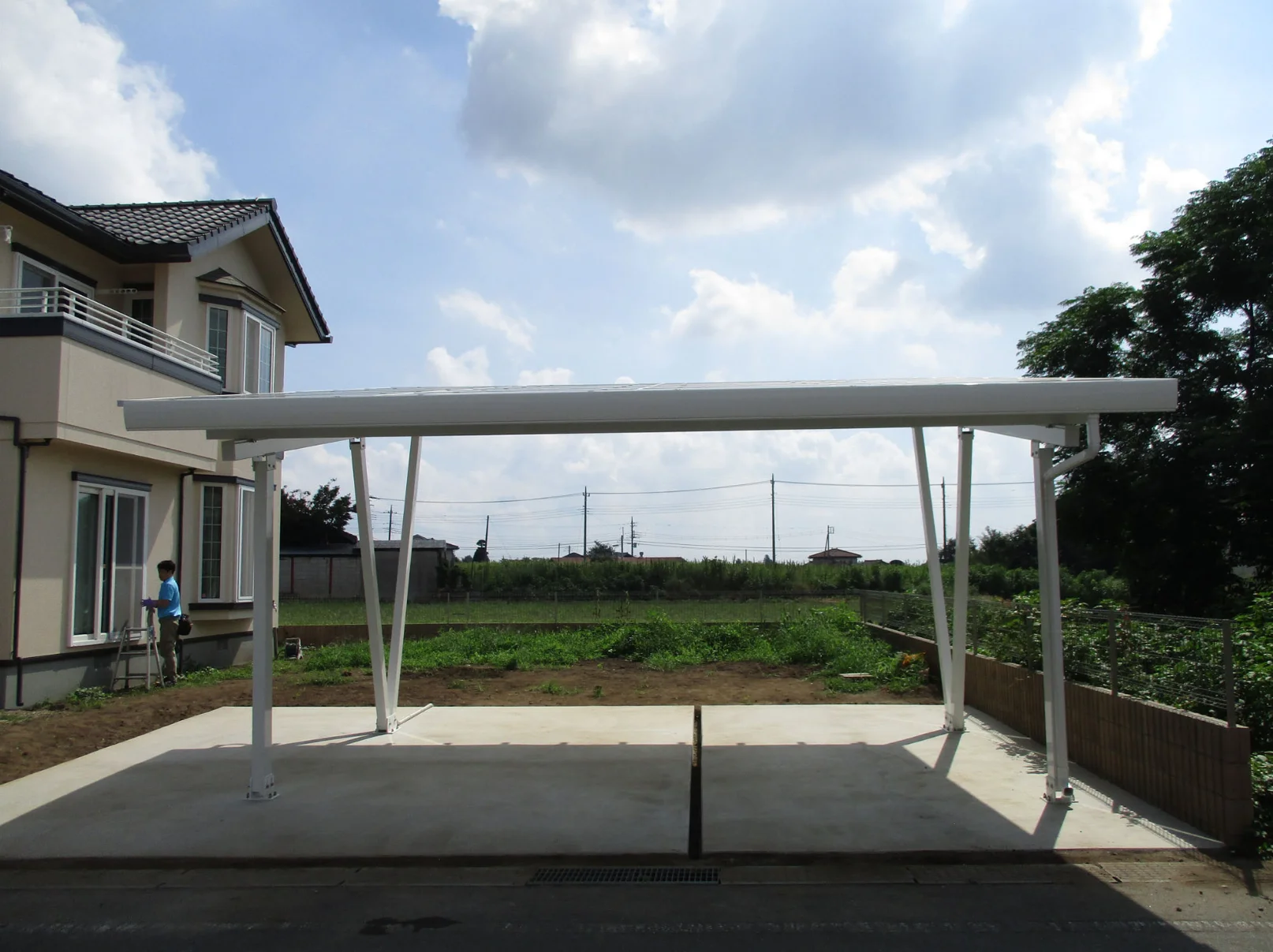 G.C45 Soeasy Solar Panel Carport Canopy Aluminium Solar Mounting Carport Home Solar Carport System