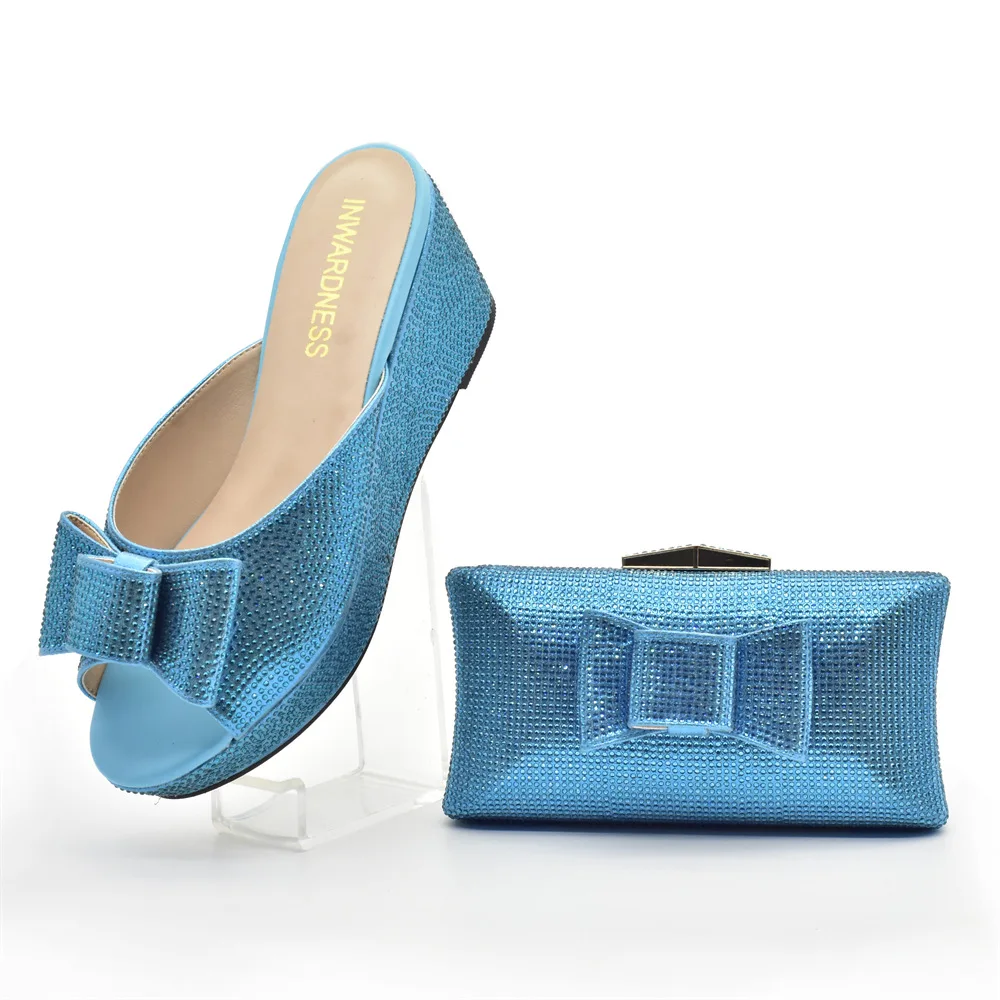 

Новая мода, африканские специальные материалы, туфли на высоком каблуке 8 см и соответствующая сумка, комплект нигерийской женской обуви и сумка для вечеринки