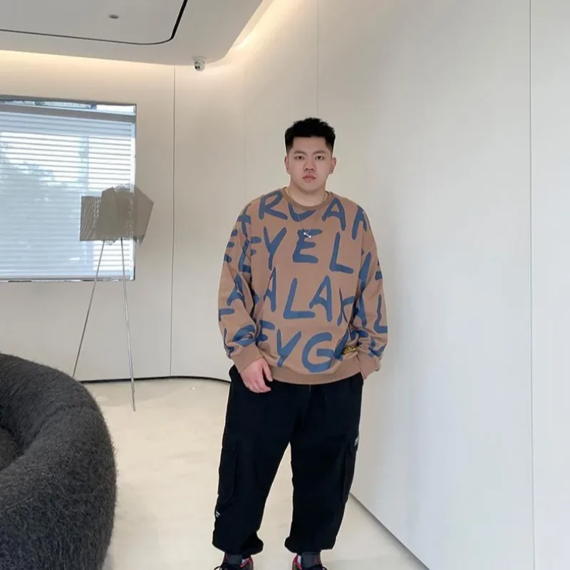 

Свитшот мужской оверсайз в стиле эмо, хлопковый пуловер в винтажном стиле 90-х, простой теплый пуловер с принтом, осень