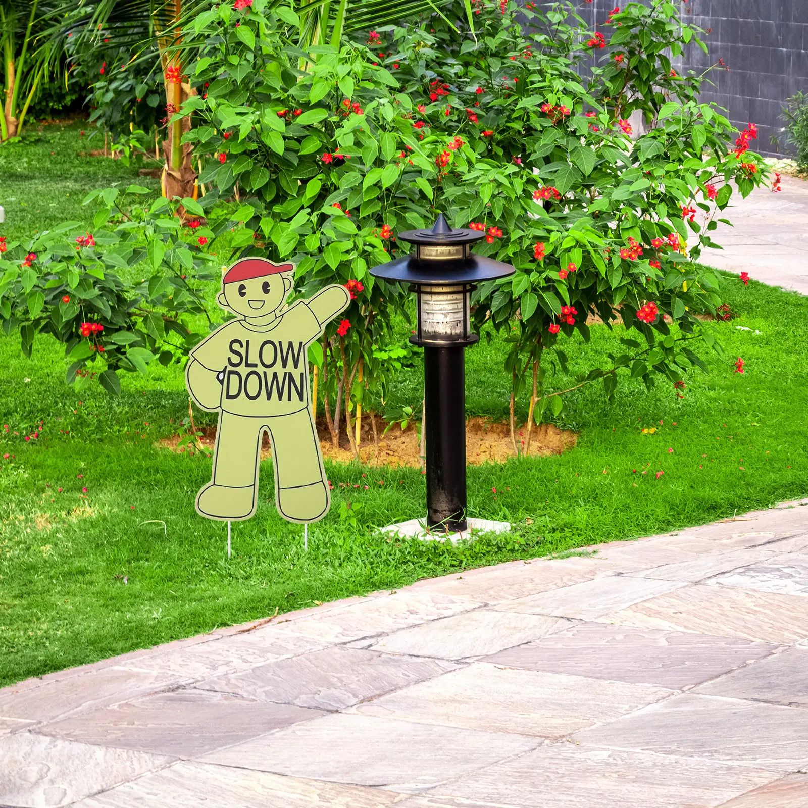 

Набор из 4 знаков «Осторожно, дети» для улицы, яркие и четкие, портативные, простые в установке, для обеспечения безопасности на дорогах