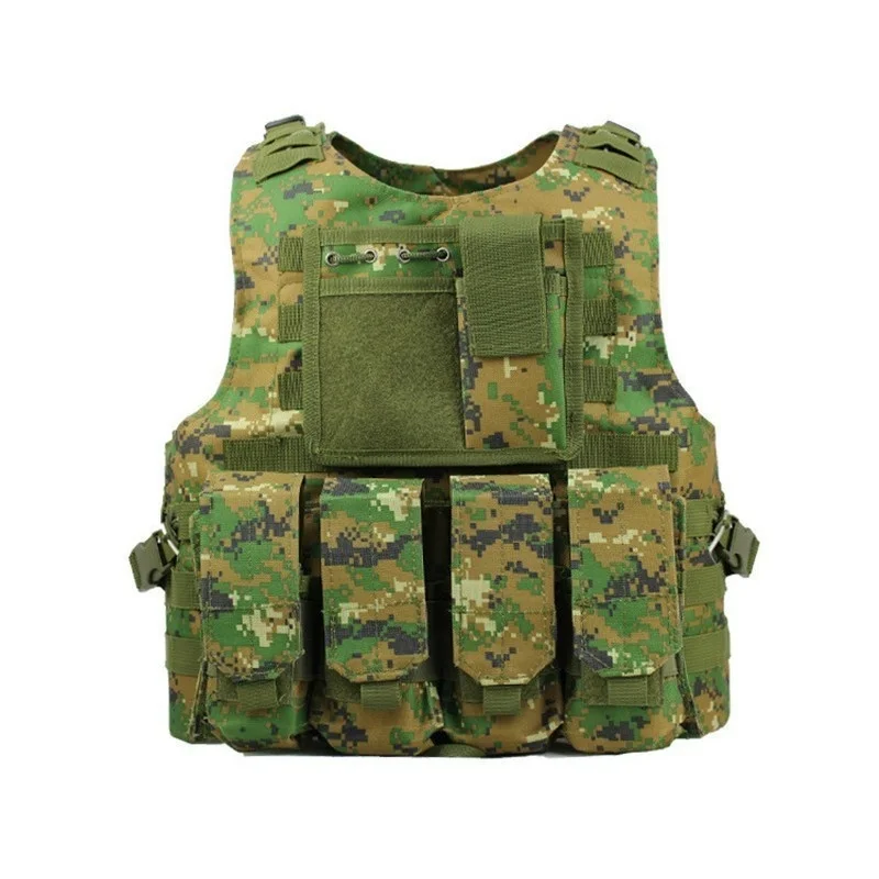 

12 Colors Children Adult Army Fans CS Field Equipment Tactical Vest Outdoor Camping Combat Training Protect Camouflage Waistcoat