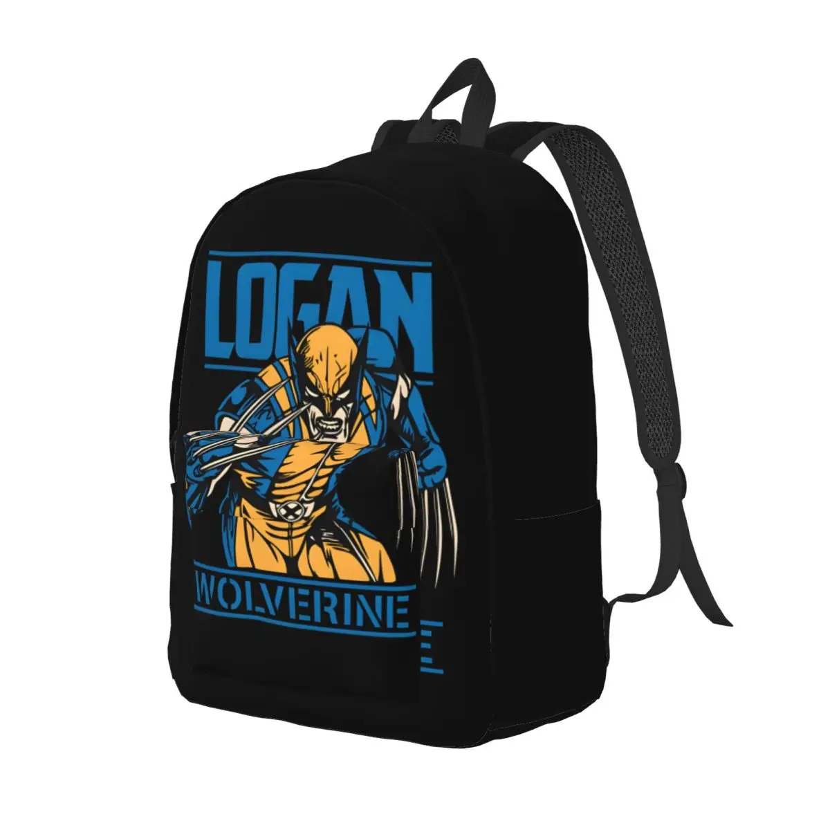 Multi-Function Wolverine Storage Bag For Work Office Retro Washable Deadpool And Wolverine Students Schoolbag Birthday Gift