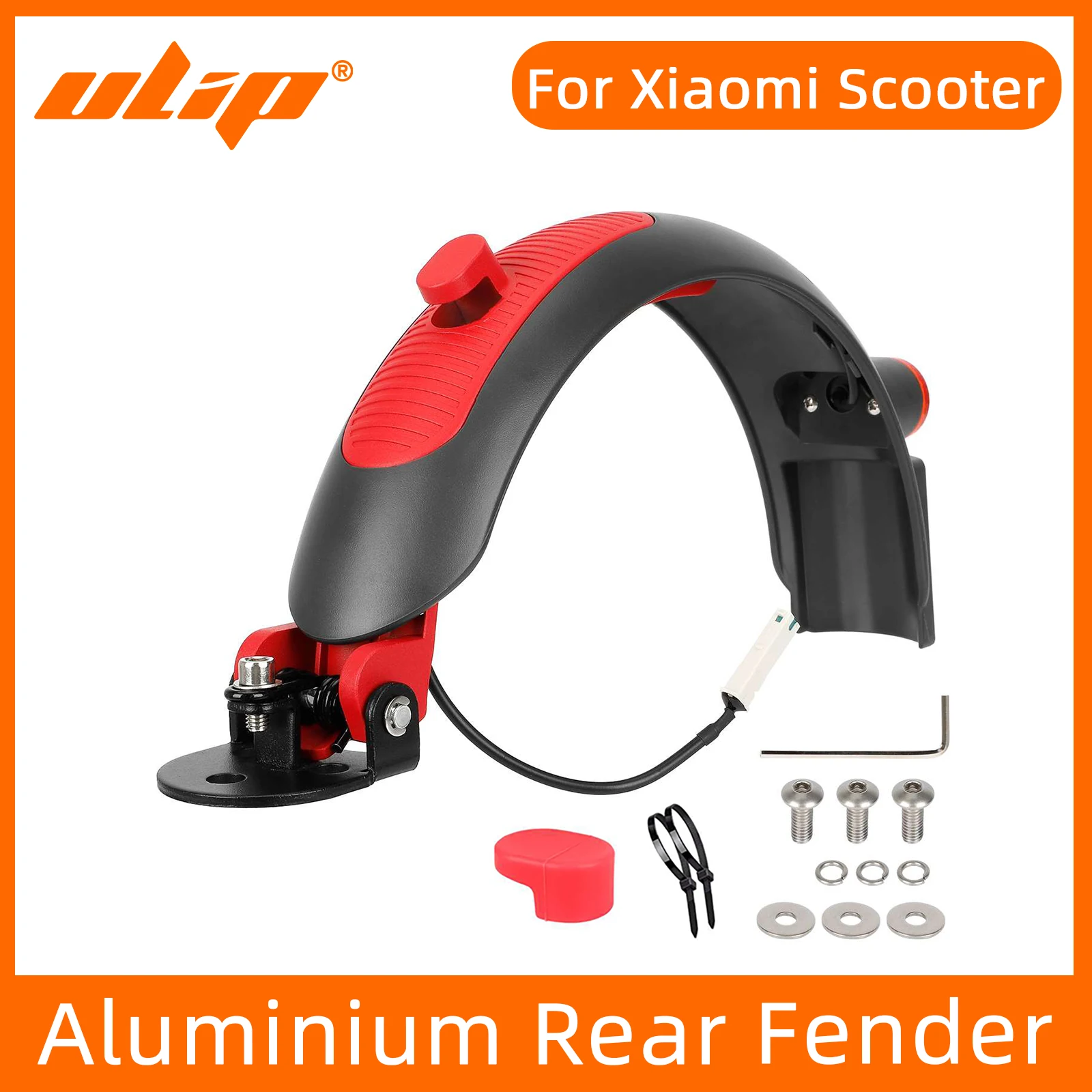 ULIP Superior Aluminium Rear Fender Tire Splash Fender Guard For Xiaomi M365 Pro Pro2 1S MI3 Scooter Rear Mudguard Accessories