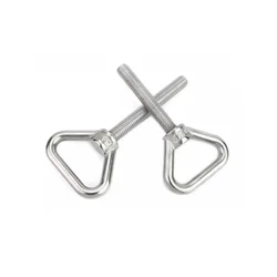 304 Stainless Steel Triangular Lifting Ring Screw, Welded Load-Bearing Bolt Fastener  M8M10M12