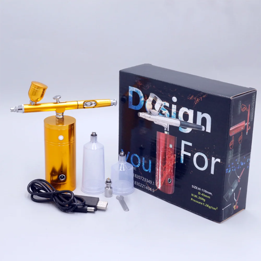 スプレーガンキット ミニアクション エアブラシコンプレッサー エアブラシ塗装 クラフト アート モデル塗装 ホビー