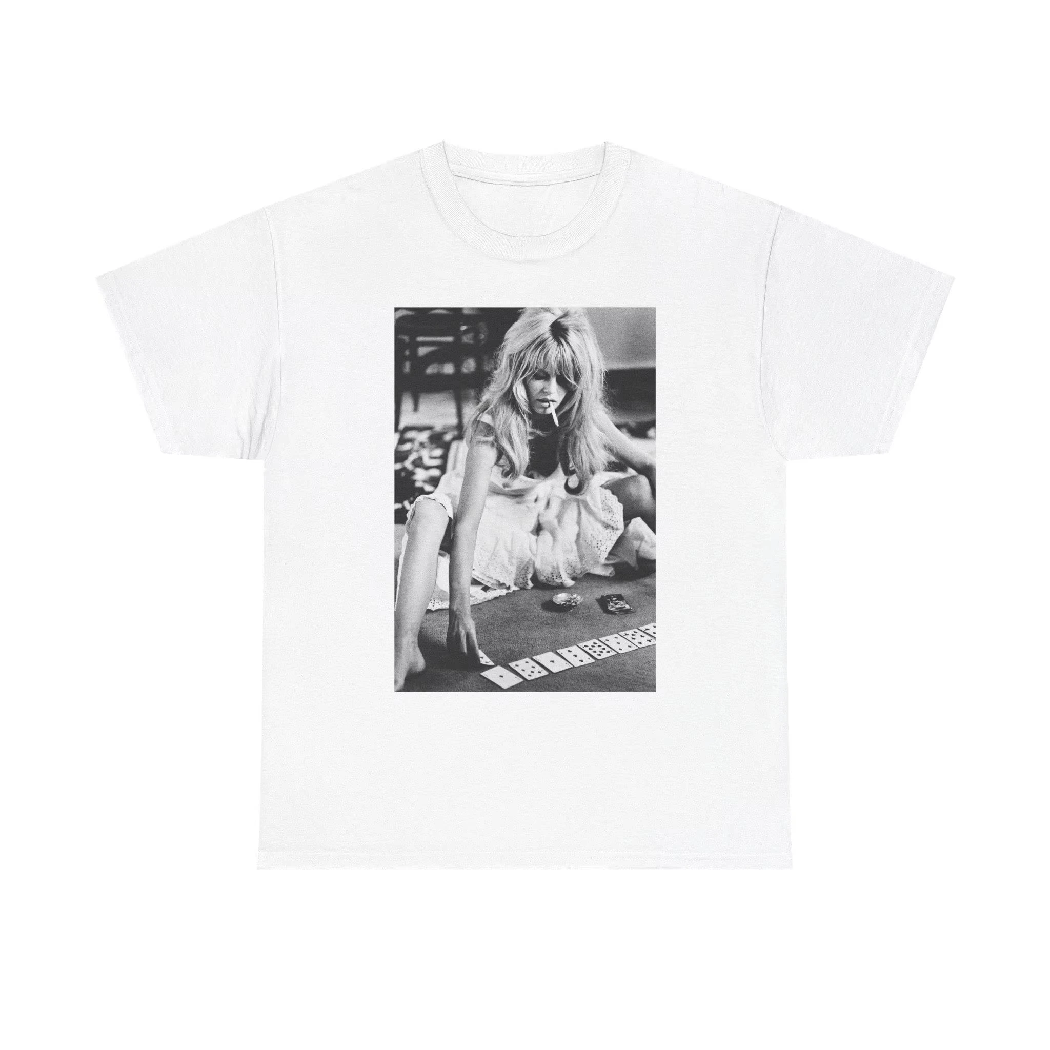 Camiseta ريترو Rage Brigitte Bardot بطاقة اللعب 1 camiseta camiseta deportiva de qual #2