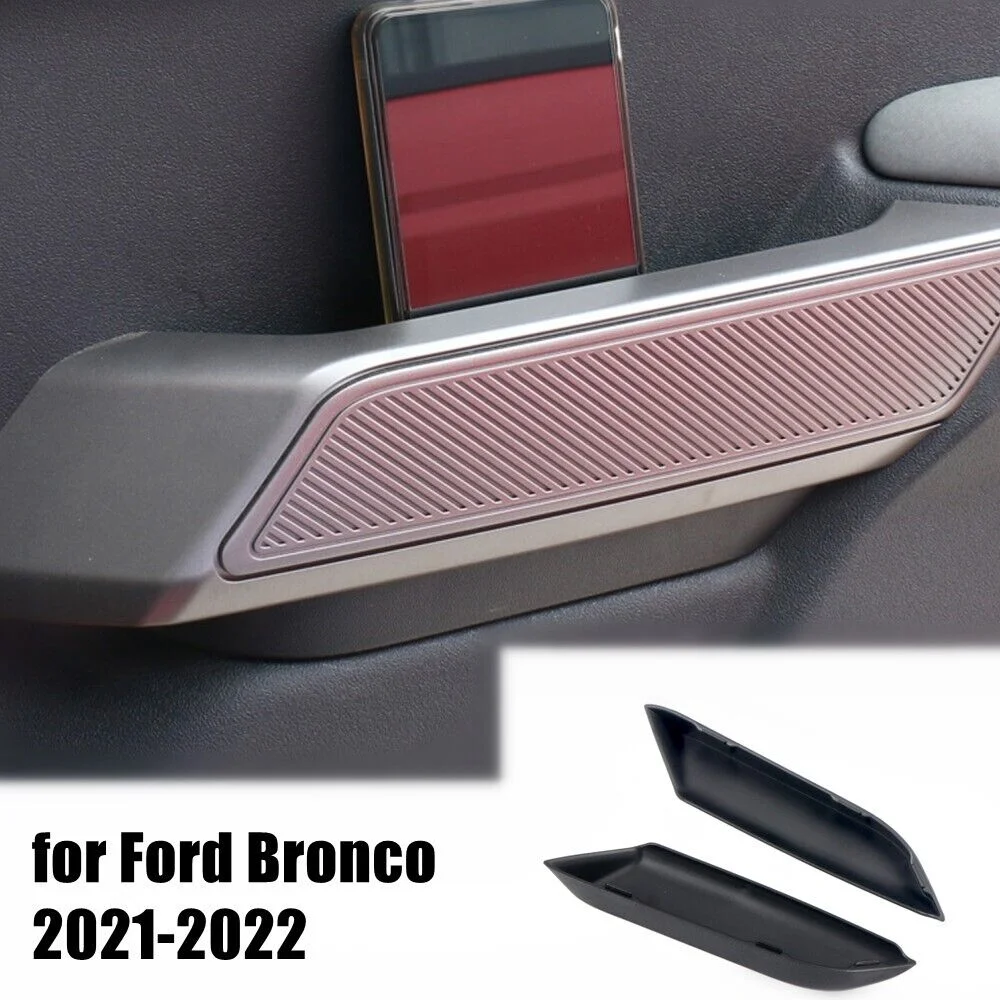 2 teile/satz Auto Haustür Seite Aufbewahrung sbox Griff Container fit für Ford Bronco 2021