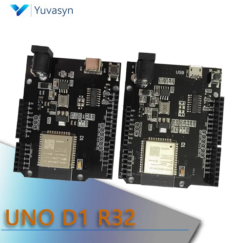 UNO D1 R32 WiFi + Bluetooth ESP32 Modules With CH340G 4MB Flash Memory For Wemos D1 Mini Development Board For Arduino