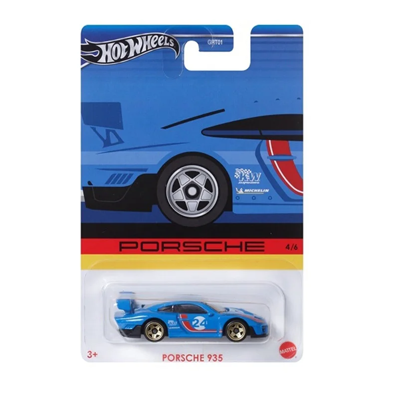 Mattel Hot Wheels Porsche Set 2024 Porsche 356 Speedster Porsche 911 944 Turbo 1/64 Diecast Model Cars Toy for Boys Gift GRT01