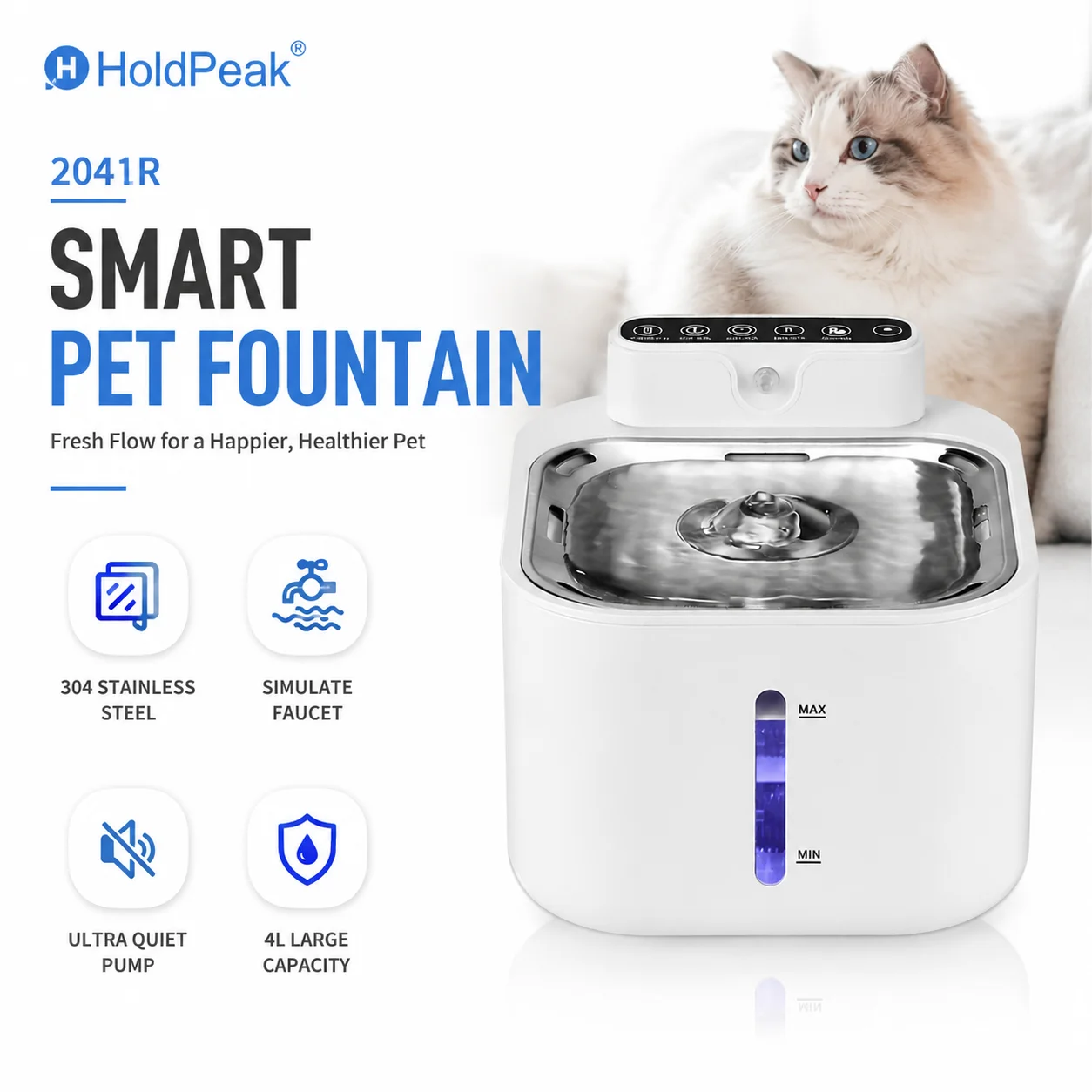 fontanella-intelligente-per-animali-domestici-distributore-automatico-d'acqua-per-cani-e-gatti-4l-in-acciaio-inox-304-con-controllo-tramite-app-filtrazione-a-5-stadi-wireless