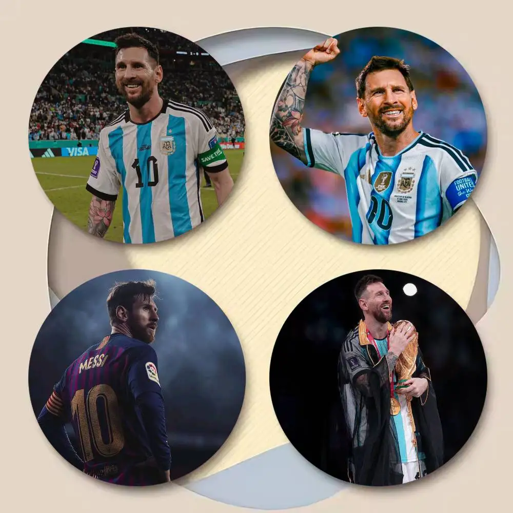 Lionel Messi 25mm 32mm 44mm 58mm 75mm Brooches Badges Pins for Accessories Gift