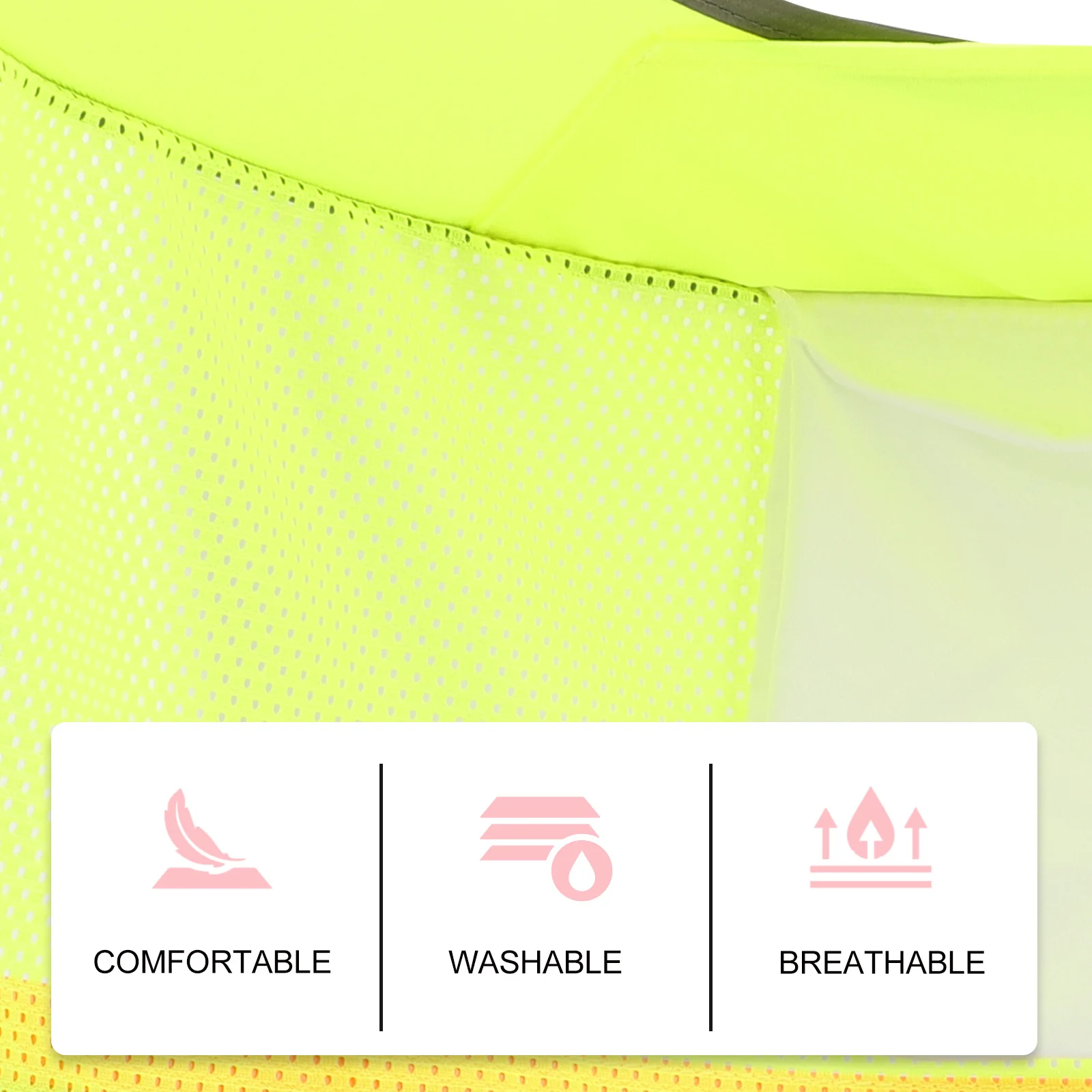 

Hard Hat Sun Shade Mesh Nape Protector Summer Sandproof Sunscreen Hat Cover Reflective Neck Protection Bright Color High
