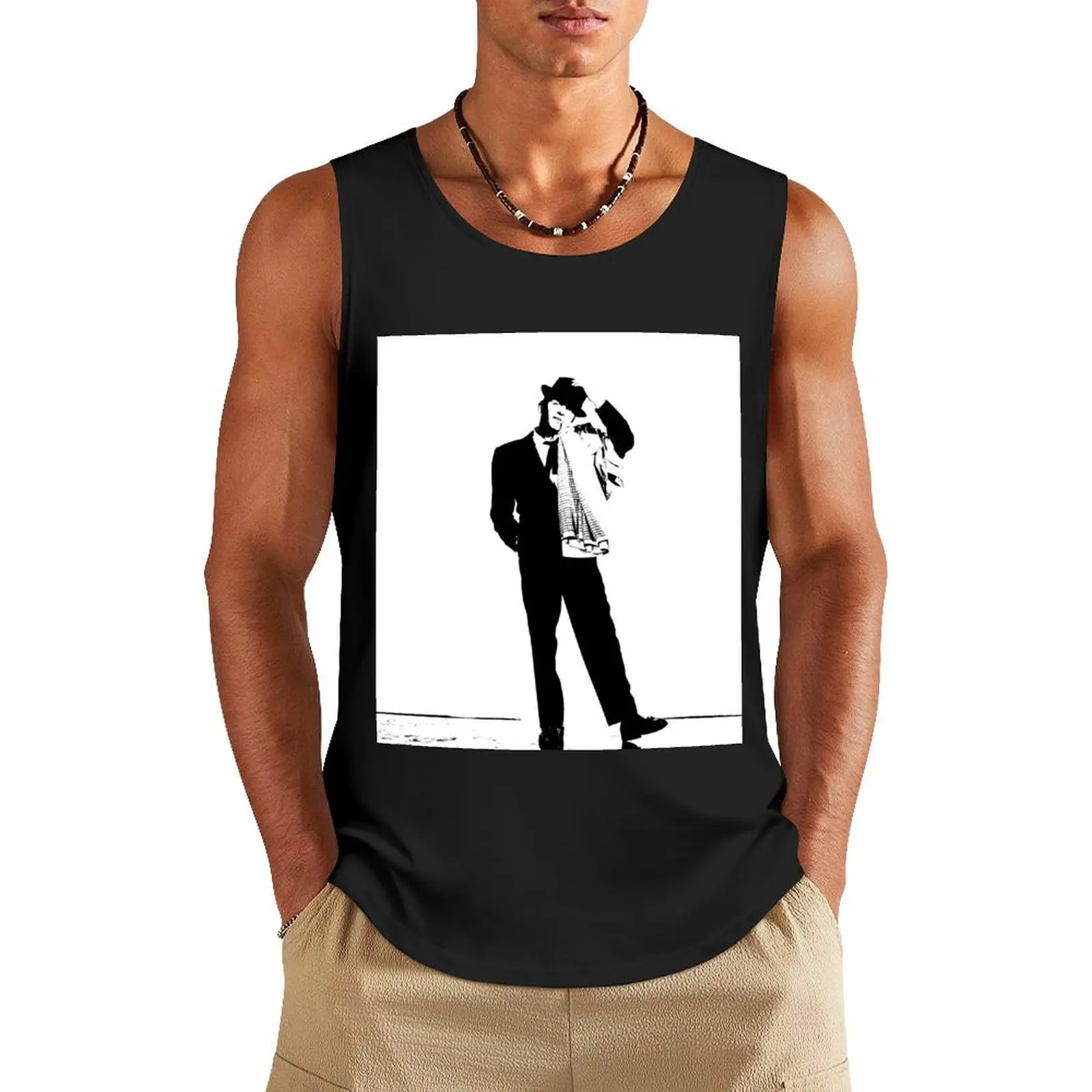 

Sinatra Tank Top gym t shirt men summer 2024 bodybuilding men clothes