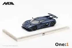 HKM 1:64 Agera One:1 Full Carbon Blue /Purple limited 699 Model Car