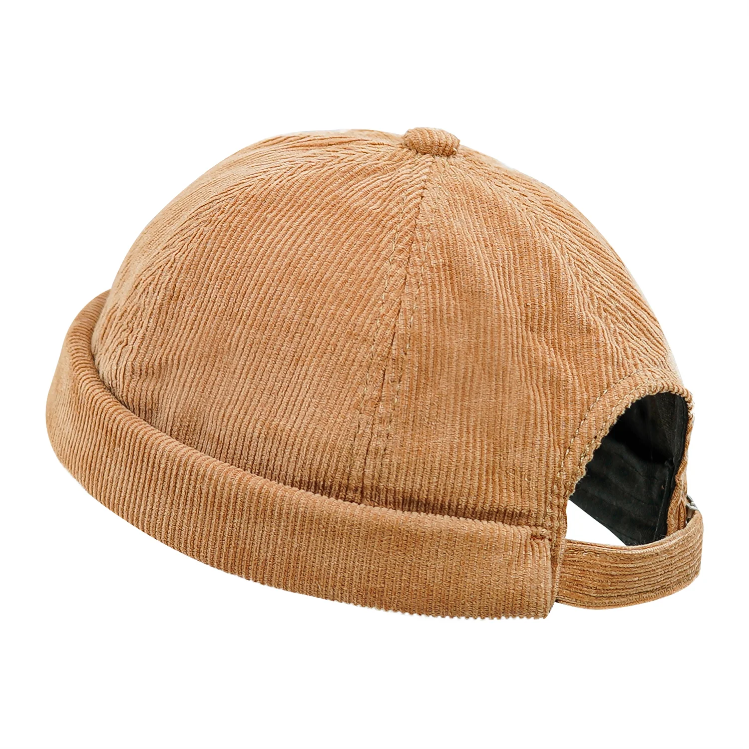 Clape Corduroy Beanies Hat Streetwear Hip Hop Docker Cap Adjustable Fashion Brimless Hat Miki Hat Skull Cap Gorros Beanie