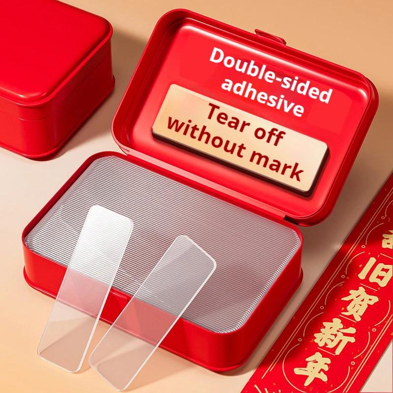 Multifunctional Nano Double-sided Film, Transparent Adhesive, Fixed Artifact, High Viscosity, Strong, Non Marking